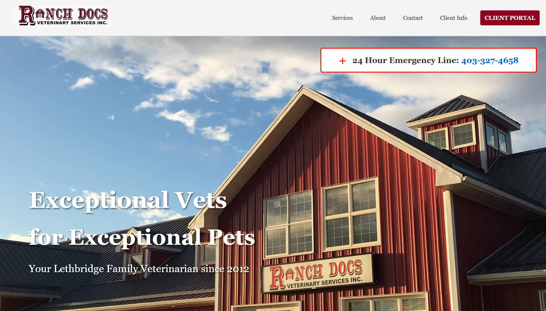 Ranch Docs Vetrinary Services Inc. Project